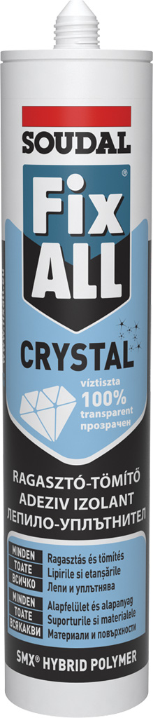 Soudal, Fix-All crystal, víztiszta, 290ml